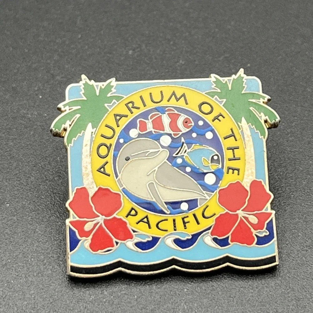Aquarium Of The Pacific Long Beach‎ California Lapel Hat Pin